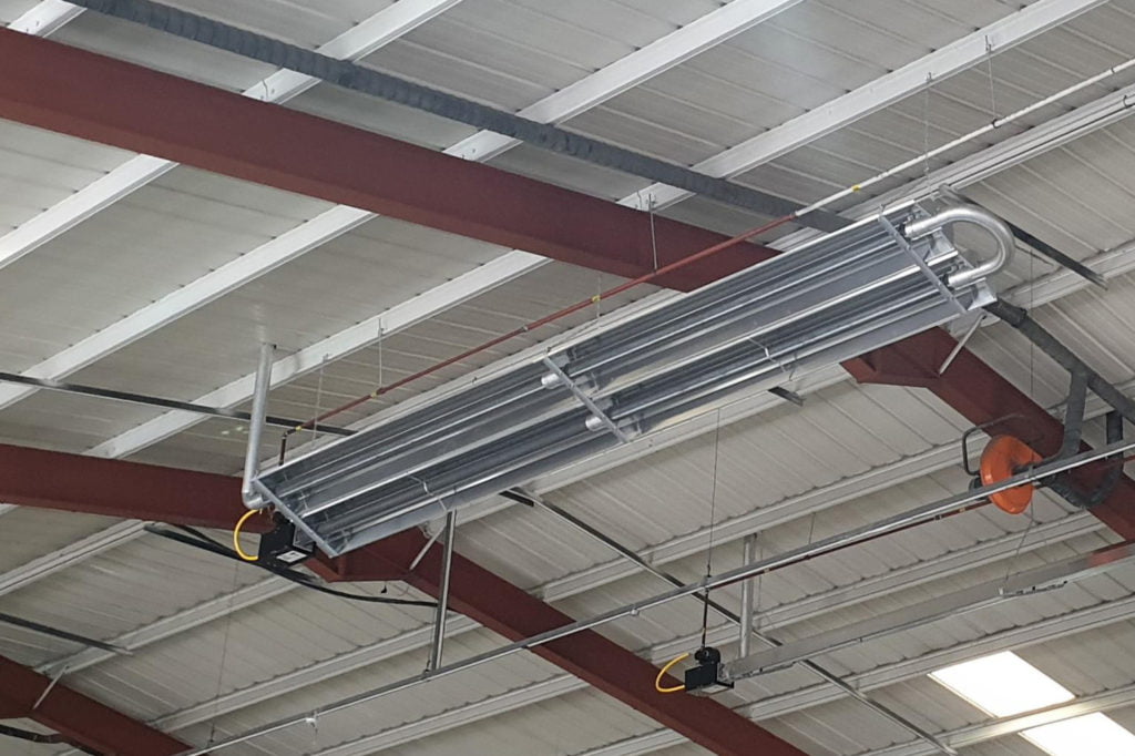 Commercial Heating System in Warehouse