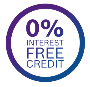 0% interest free credit icon